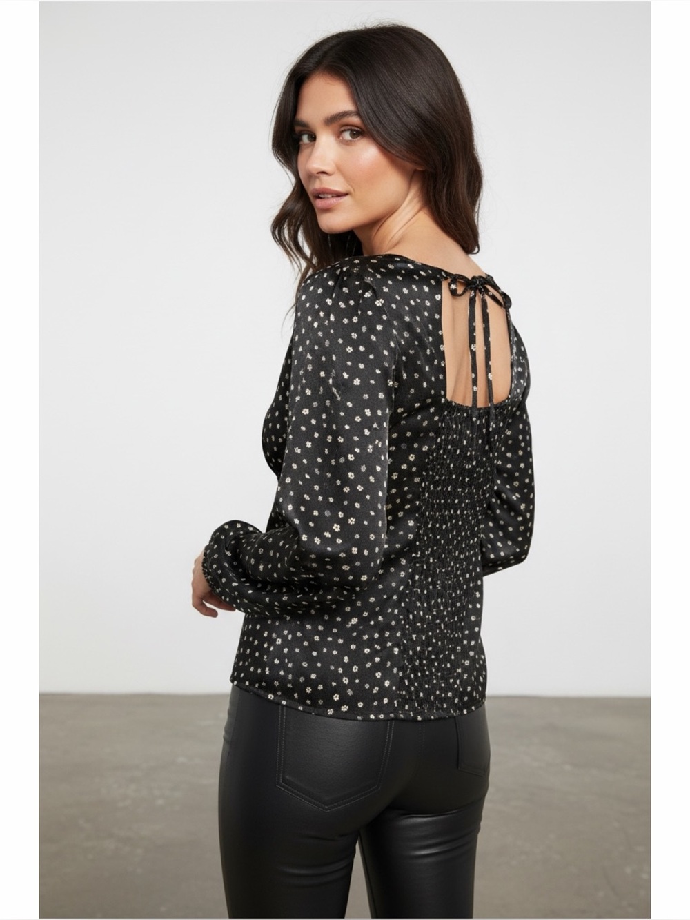 Brand New Lush Jovie Satin Blouse